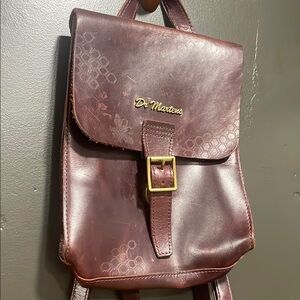dr martens small brando leather backpack Dr. AB100230;Unisex Backpack;AB100230;Brown;One Size EU (UK),Brown,One Size,Backpack Go for its iconic leather boots to complete just about any look Martens Leather Mini Backpack Charro